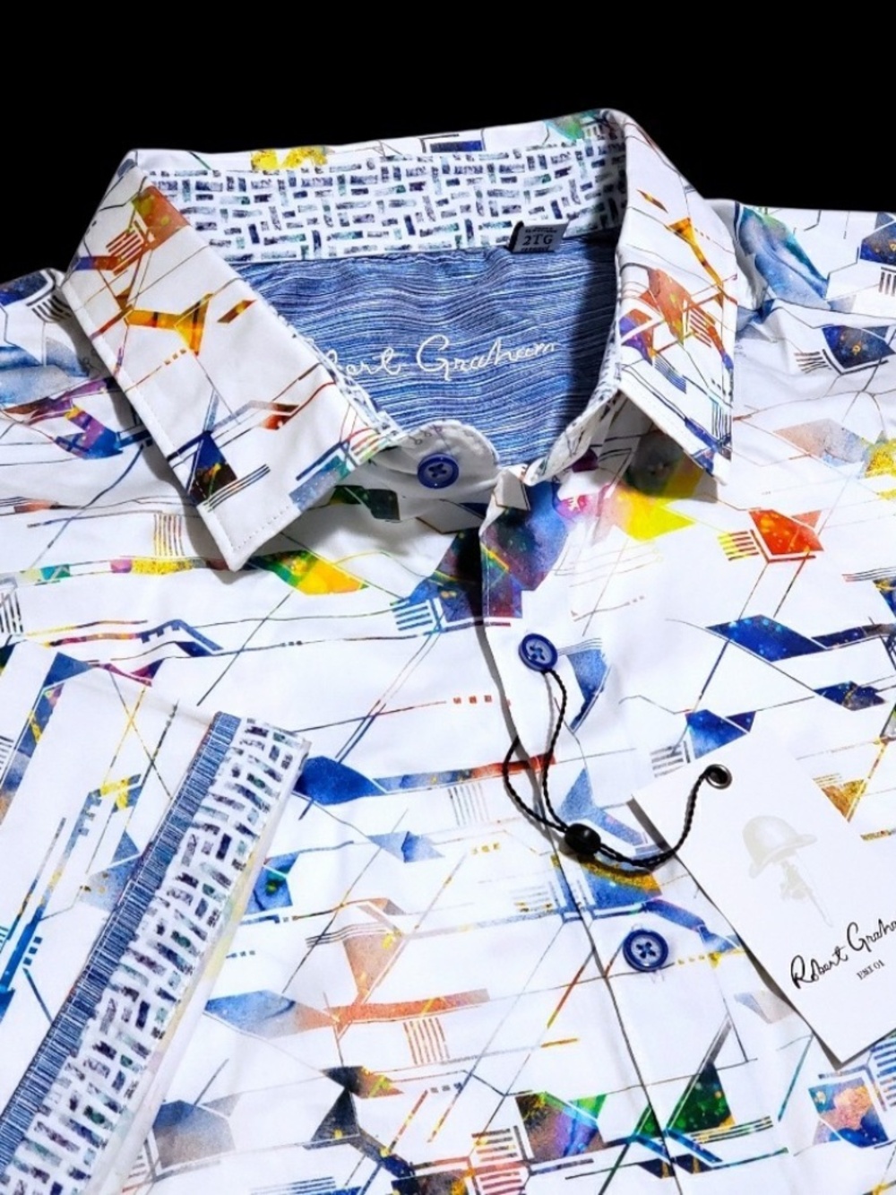 NEW Robert Graham Vibrant Colorful 3XL Classic Fit Short Sleeve Shirt